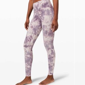 EUC Align HR Pant 25” Diamond Dye Pink Bliss Graphite Purple